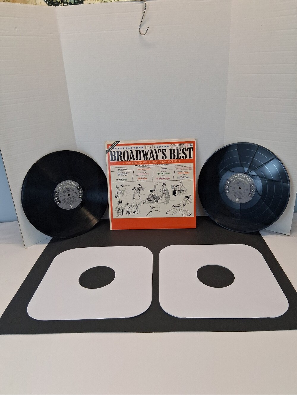 This Is Broadway’s Best Vinyl 2 LP Columbia Masterworks B2W-1 Gatefold + Booklet